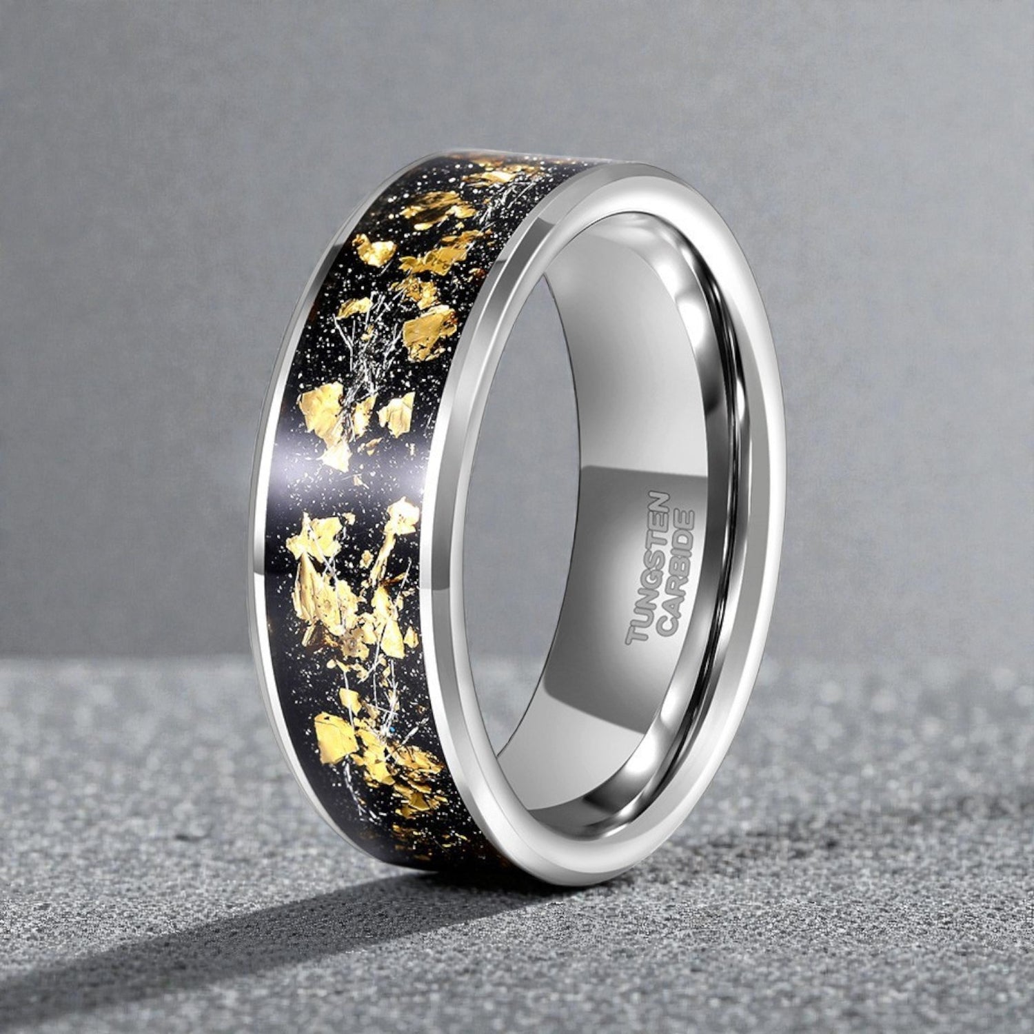 Anel em Aço de Tungsténio
