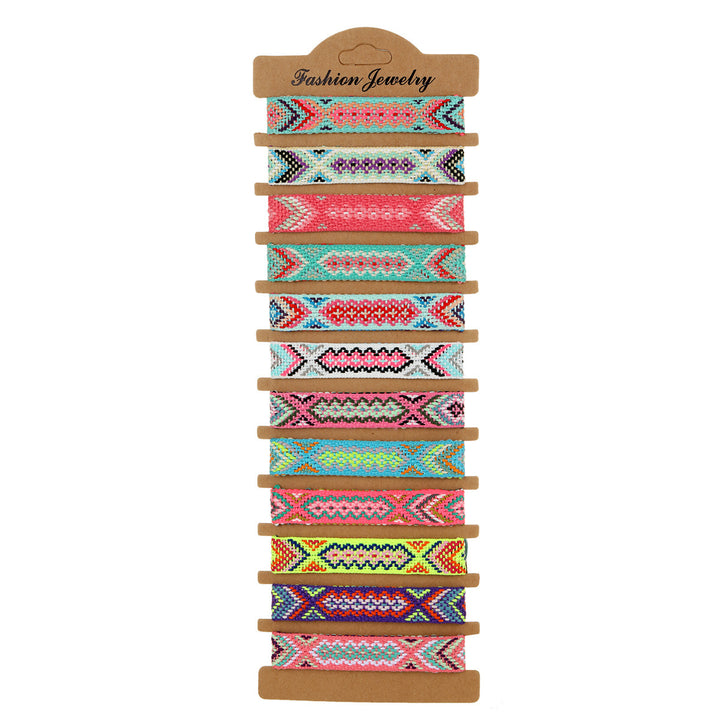 Conjunto de 12 Pulseiras Retro Minimalista