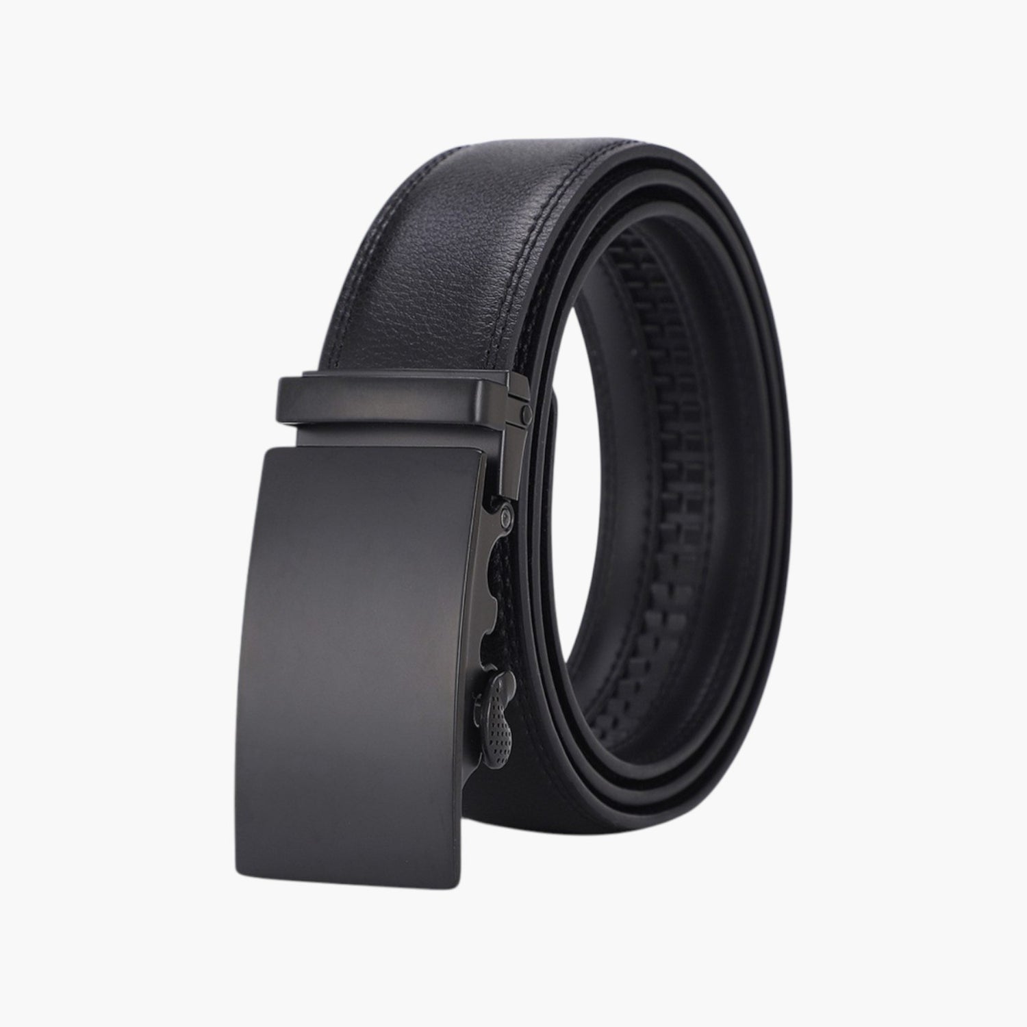 Cinto com Fivela Automática em Pele Genuína para Homem