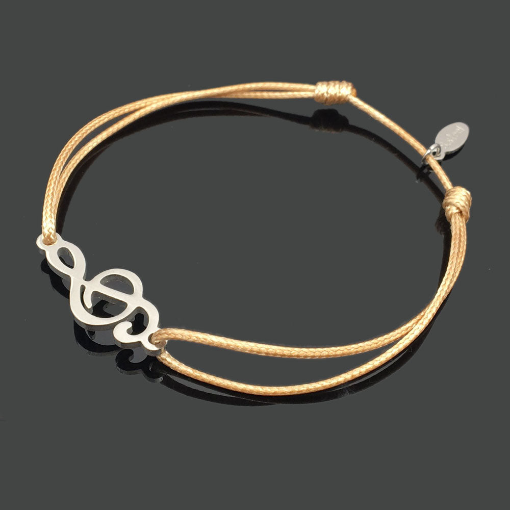 Pulseira de Corda e Aço Inoxidável 316L