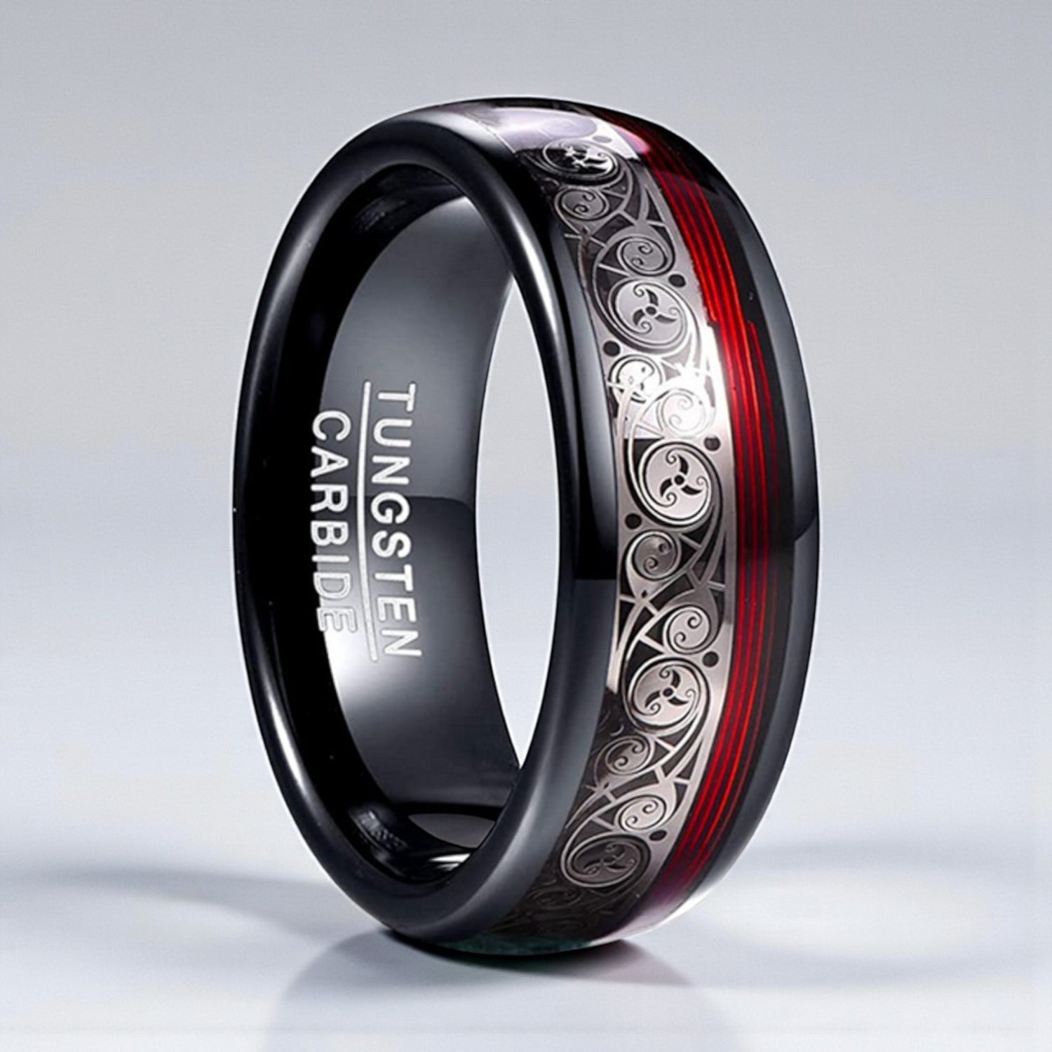 Anel em Aço de Tungsténio