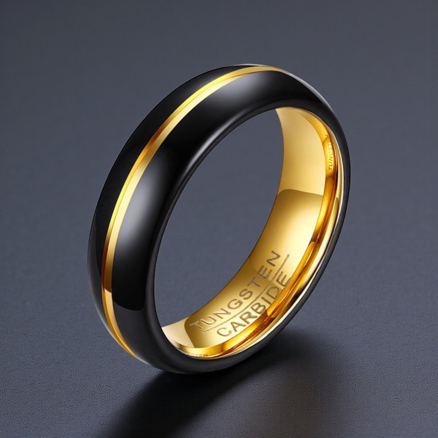 Anel em Aço de Tungsténio