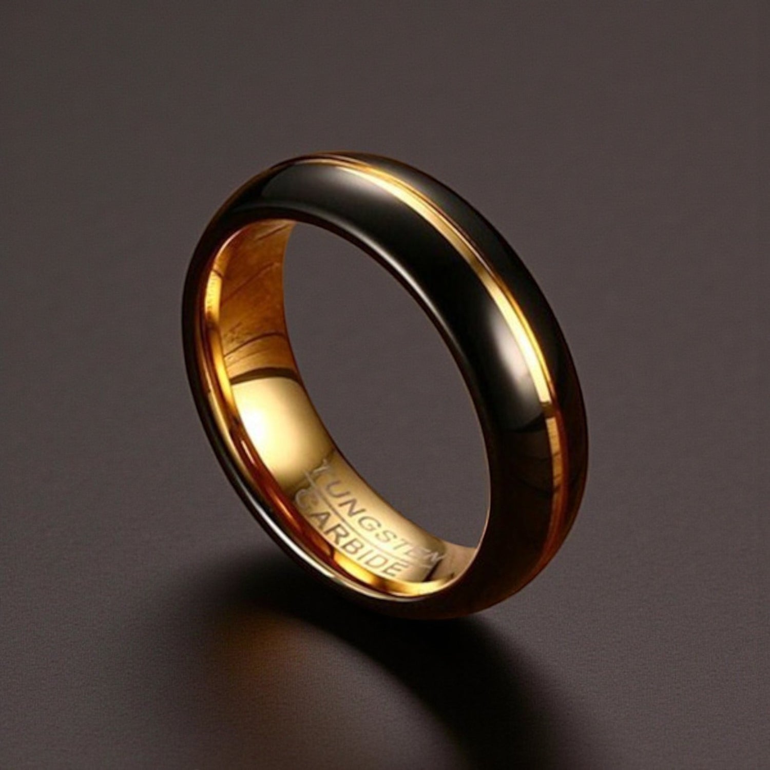 Anel em Aço de Tungsténio