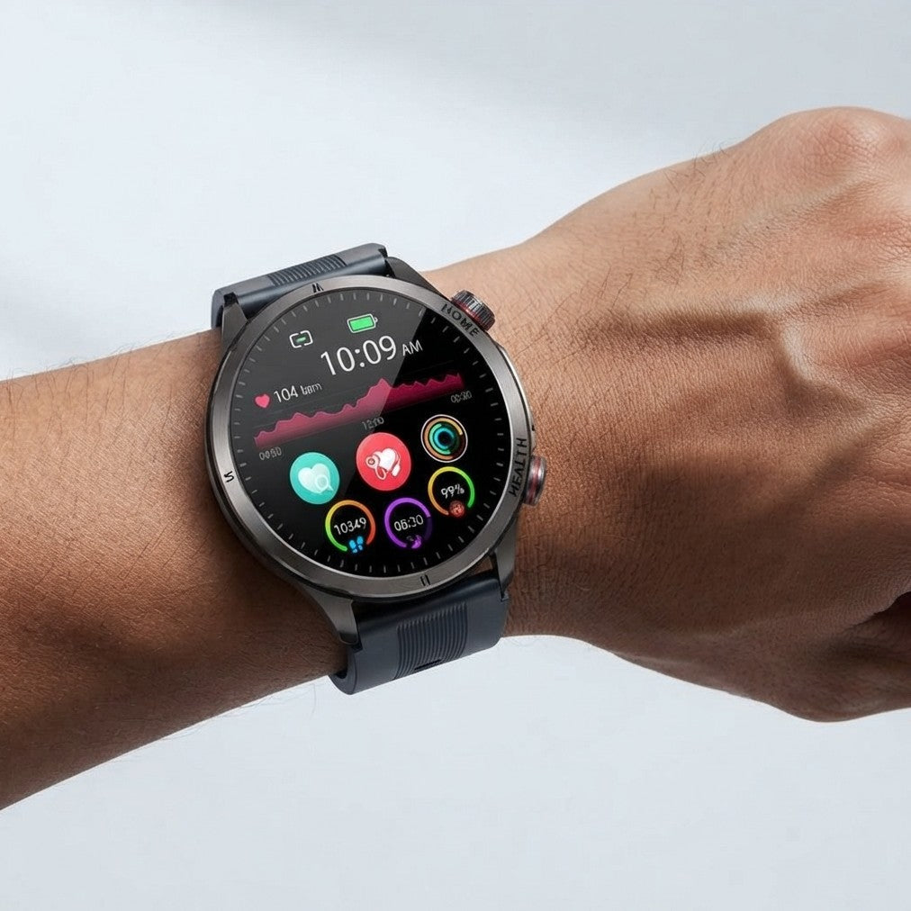 Smartwatch Desportivo com Bluetooth e Sensor de Oxigénio