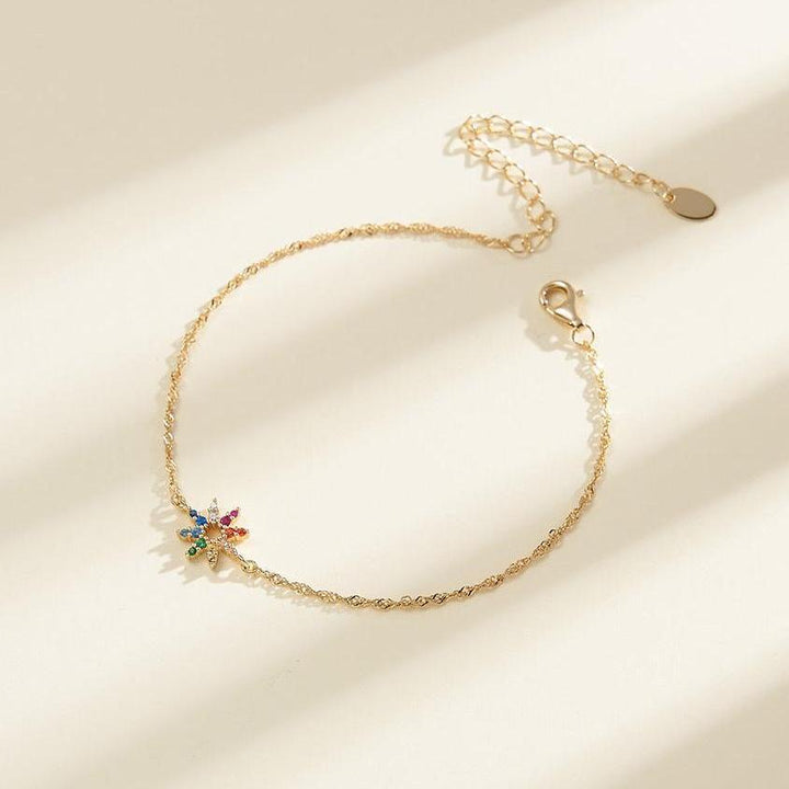 Pulseira Flower com Zircônia