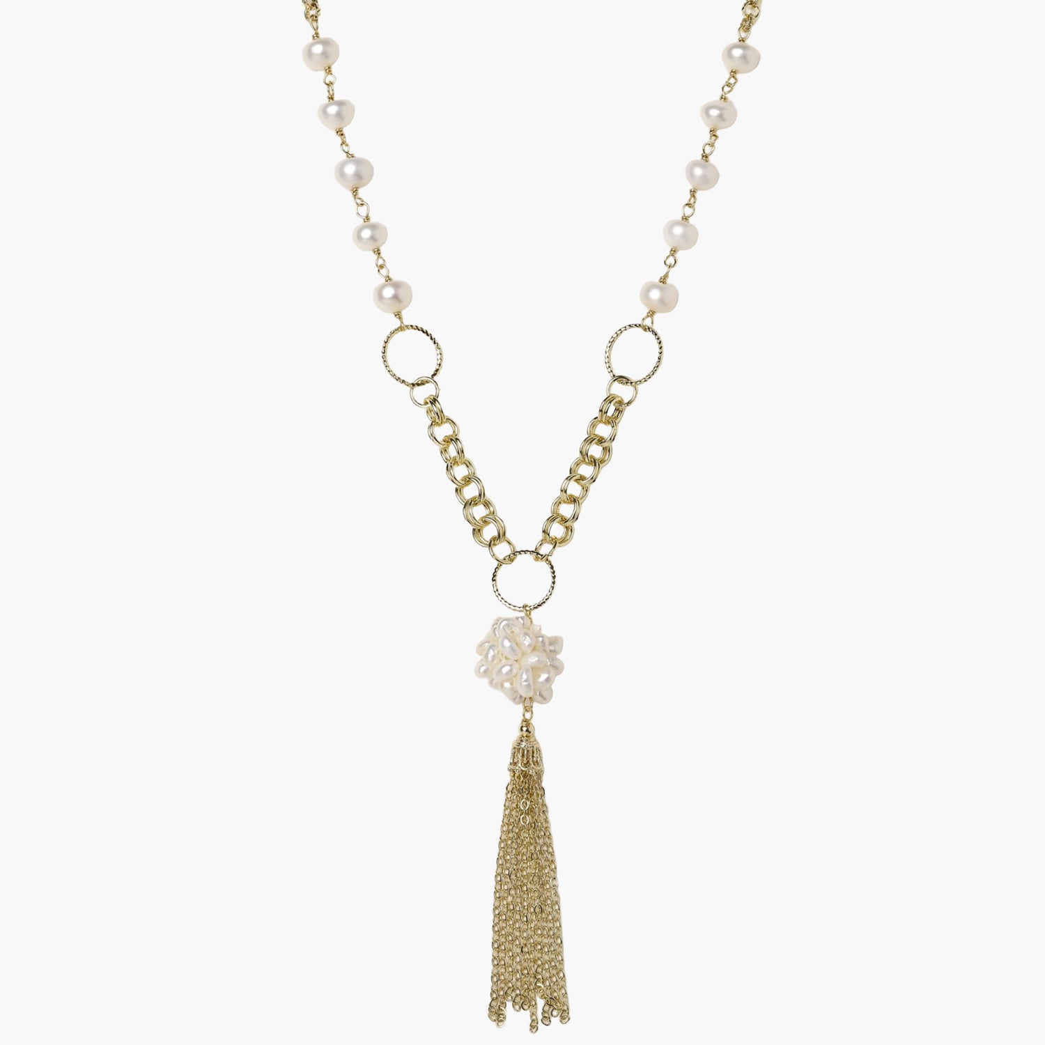 Colar Pearl Tassel Dreams