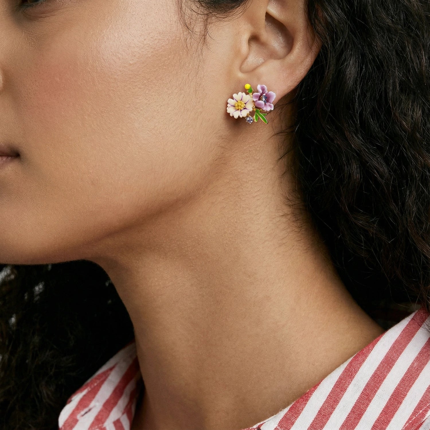 Brincos Jardim de Flores Silvestres