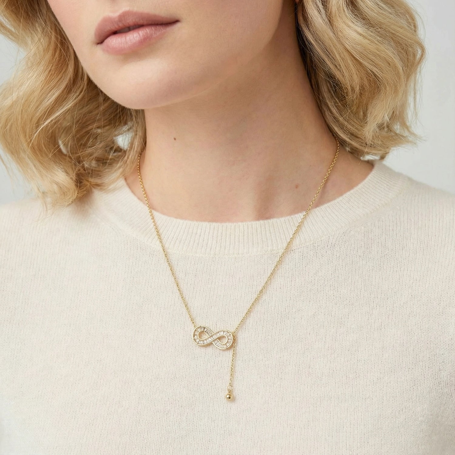 Colar Infinito Cintilante