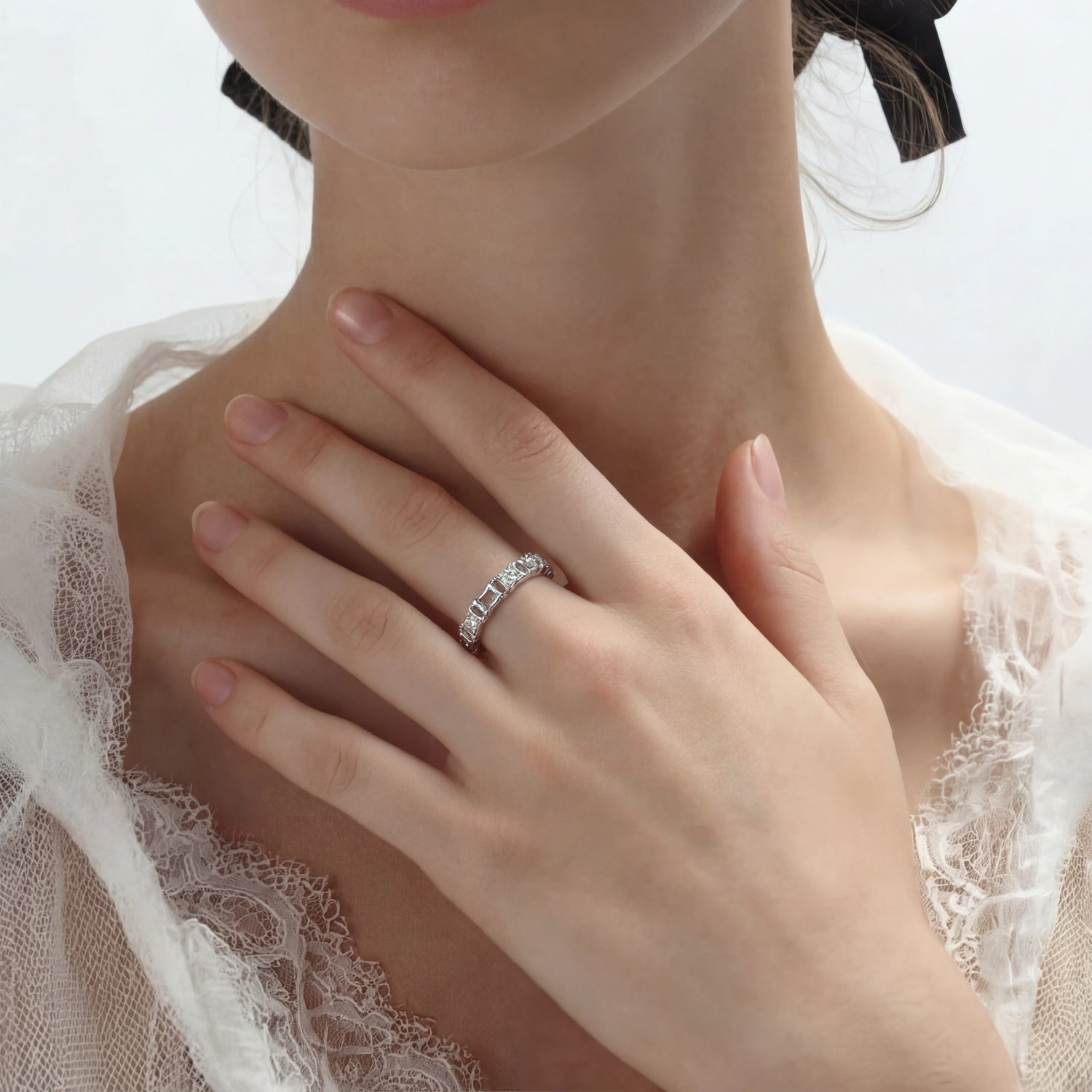 Anel Geométrico Luxuoso