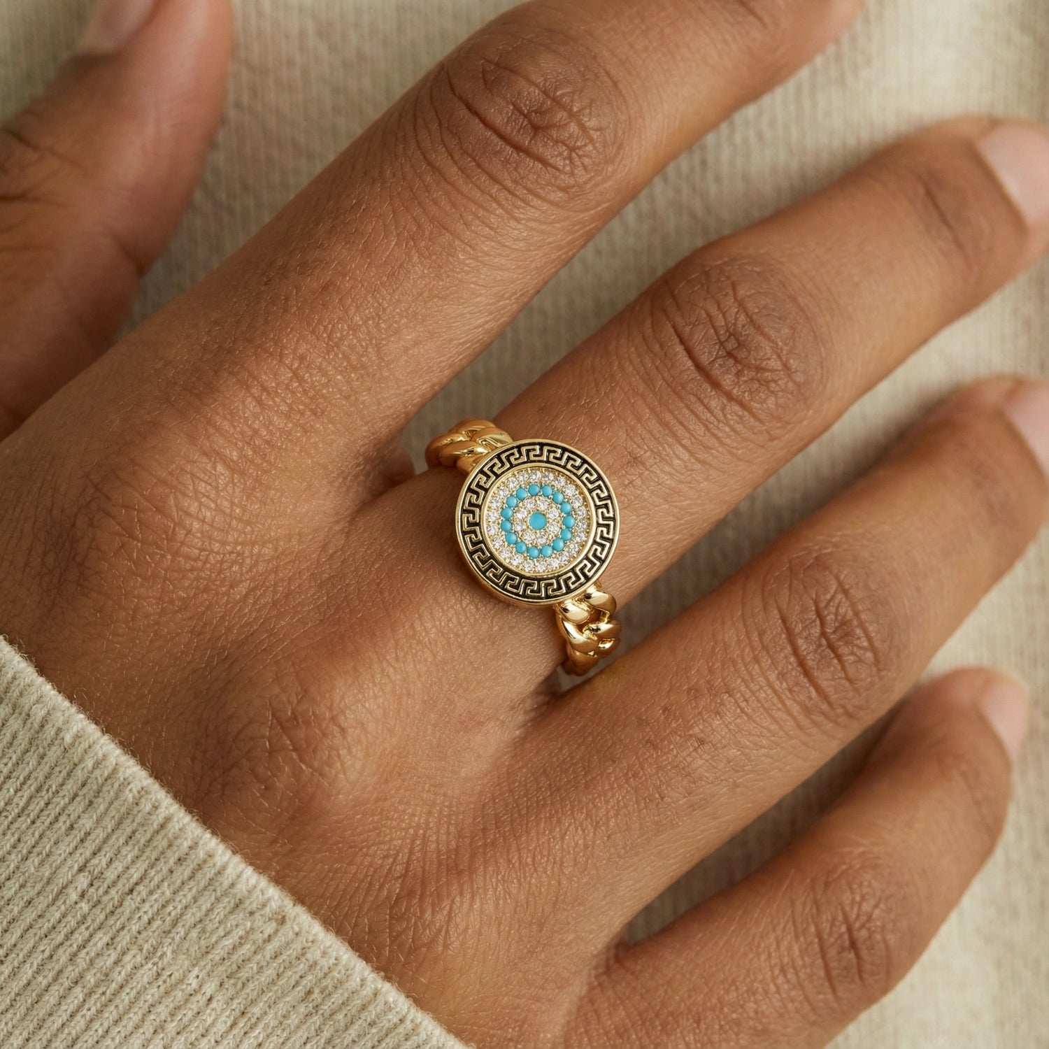 Anel Guardião Medusa