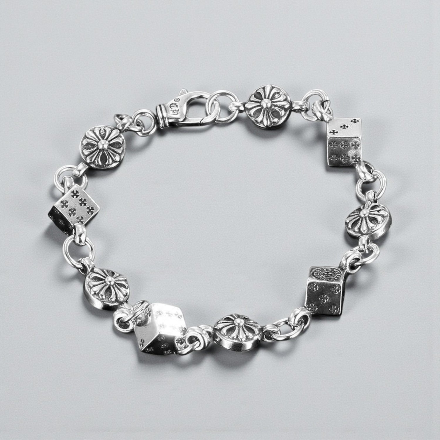 Pulseira Dice em Aço Titânio