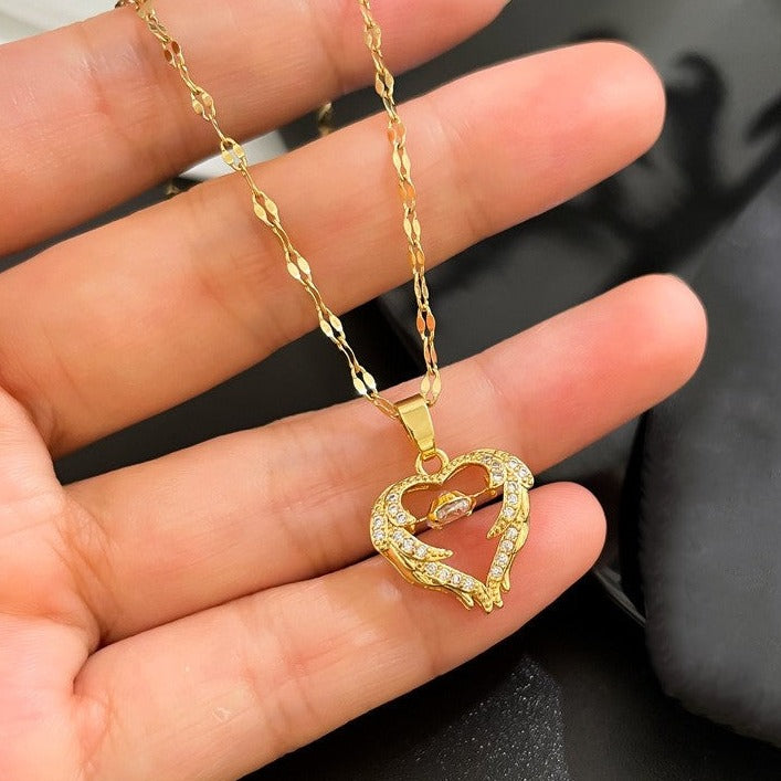 Colar Heart em Aço Inoxidável