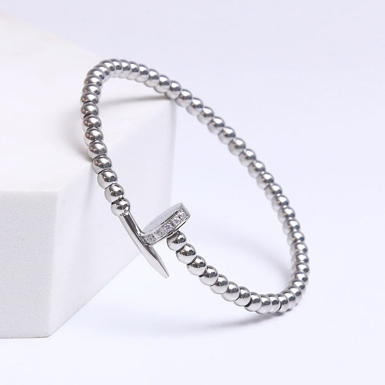 Pulseira Prego em Aço Inoxidável