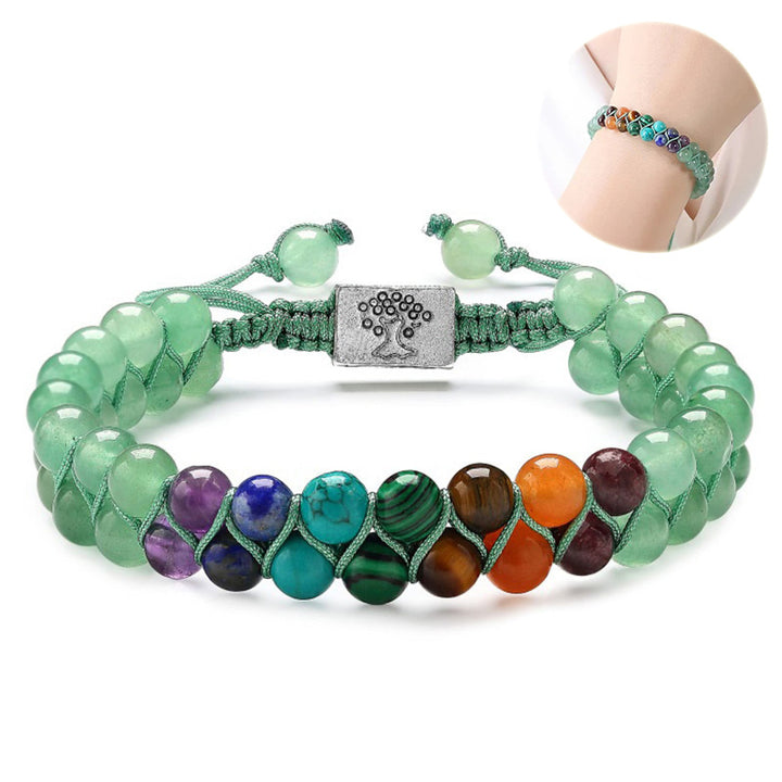 Pulseira Yoga Chakra em Pedra Natural