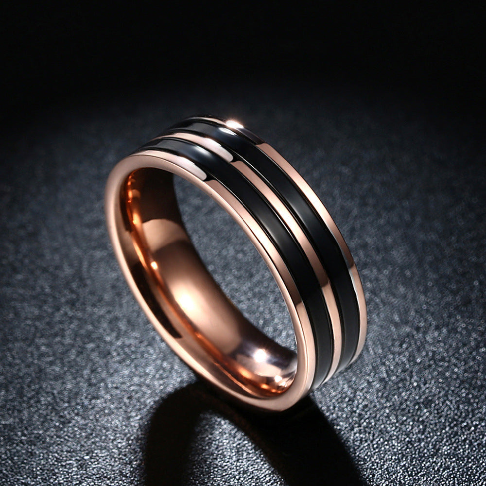 Anel em Aço Titânio