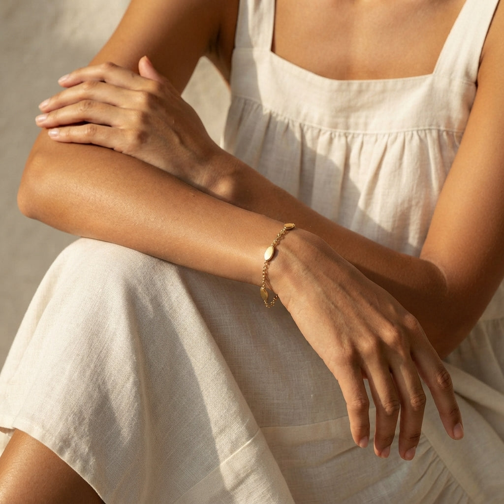Pulseira Minimalista em Aço Inoxidável