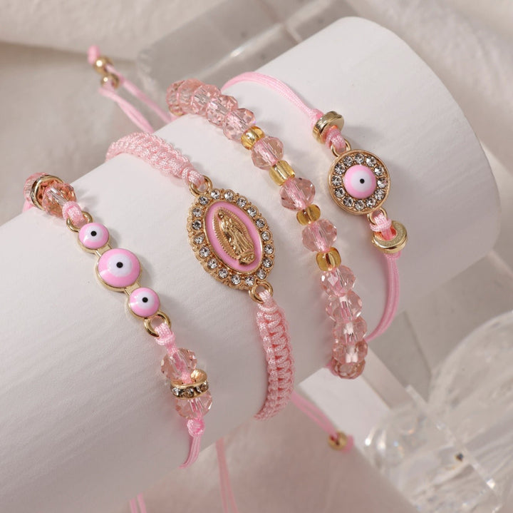 Conjunto de 4 Pulseiras Nossa Senhora