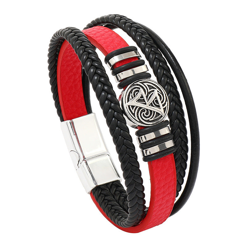 Pulseira Compass de Couro