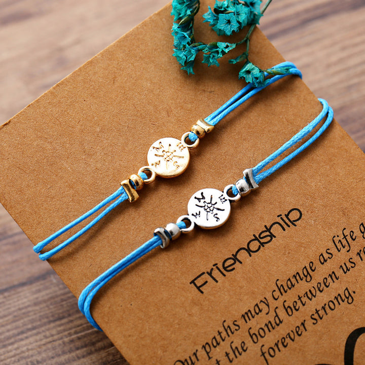 Conjunto de 2 Pulseiras Compass