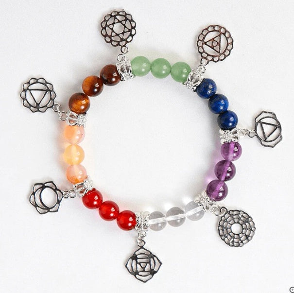 Pulseira Chakra em Pedra Natural