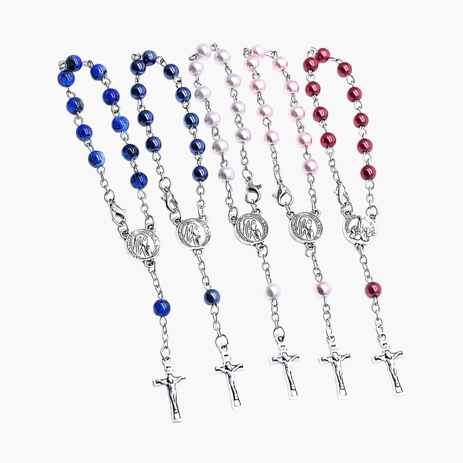 Pulseira Rosário com Cruz