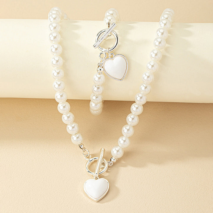 Conjunto Colar e Pulseira Heart