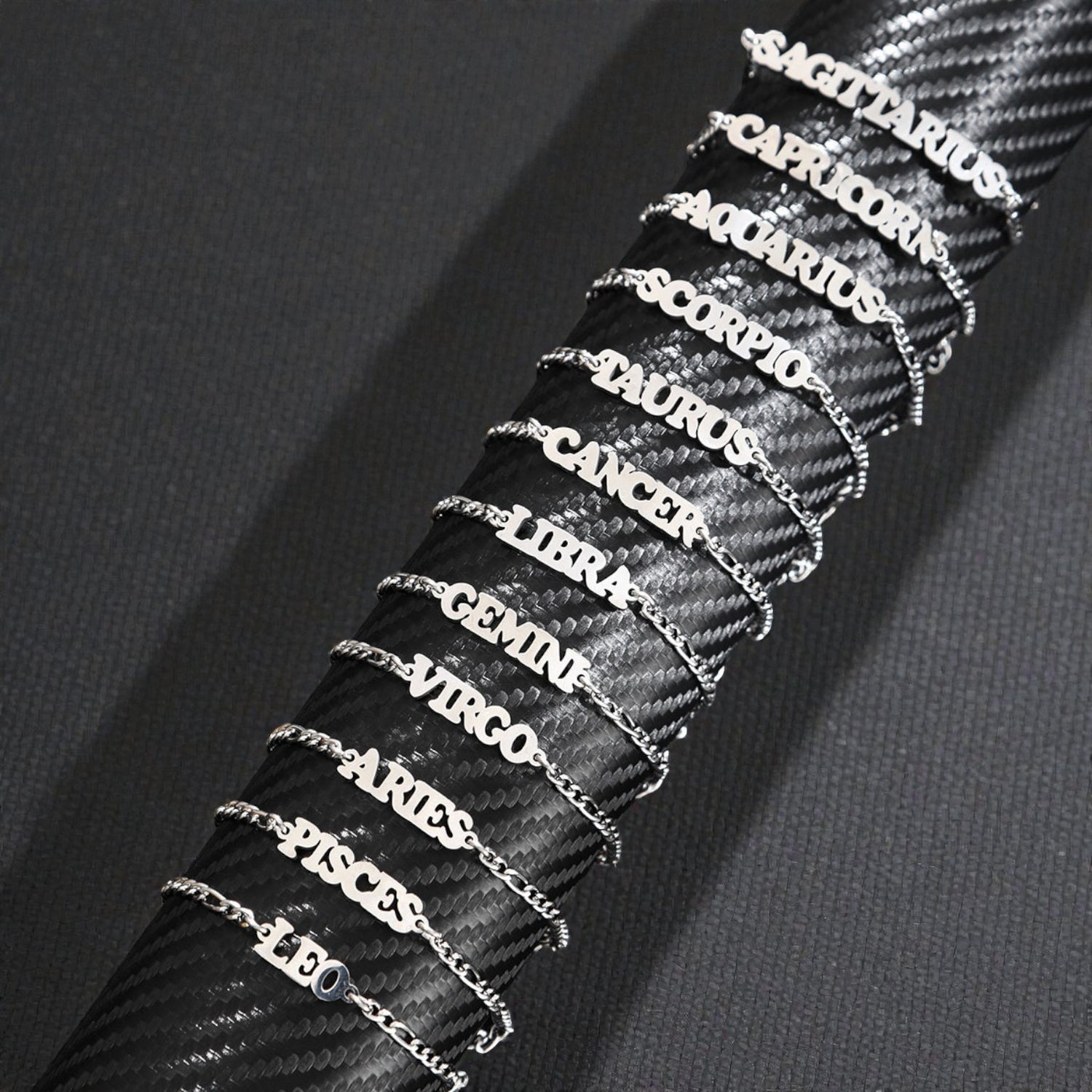 Pulseira Zodíaco em Aço Inoxidável
