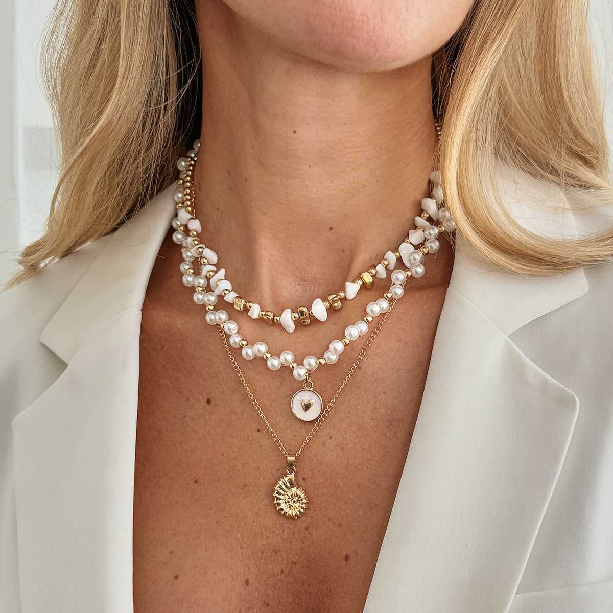 Colar de Pérolas Barrocas