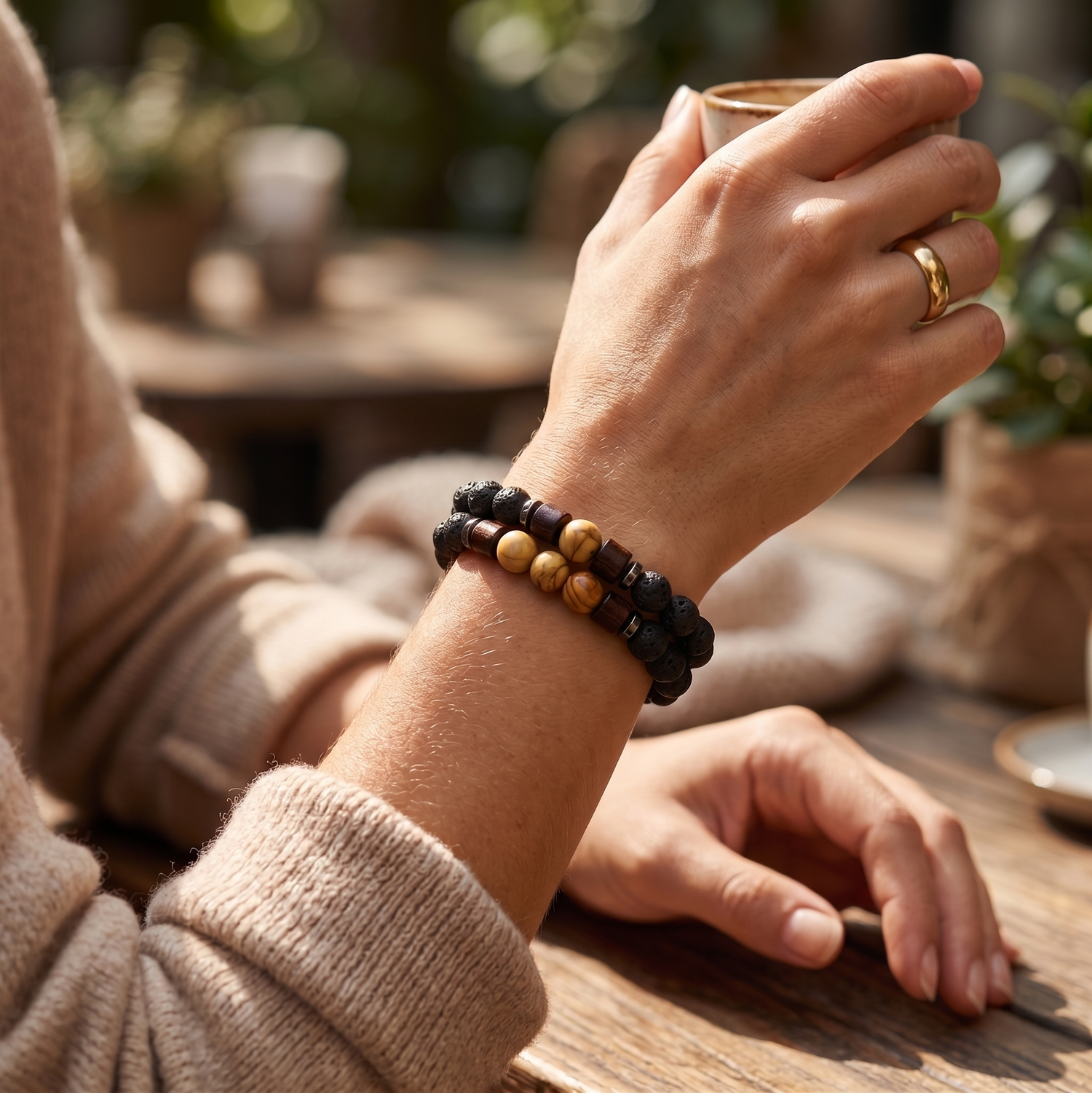 Pulseira Energy em Pedra Natural