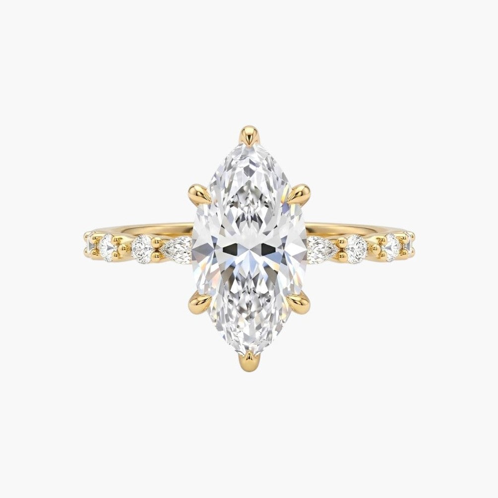 Anillo Solitario Marquesa