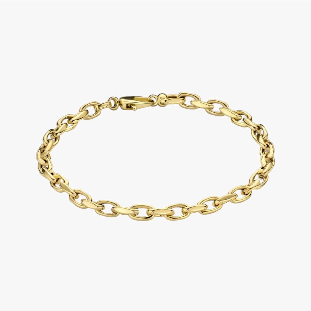Pulseira de Elos em Aço Inoxidável