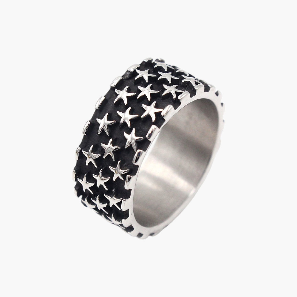 Stars Stainless Steel Ring