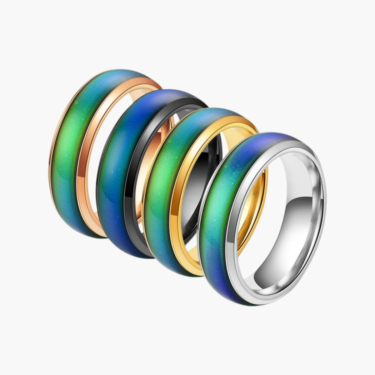 Stainless Steel Heat-Sensitive Mood Ring