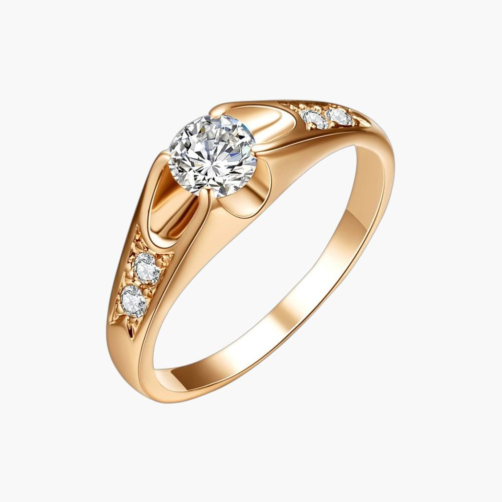 Intense Shine Solitaire Ring