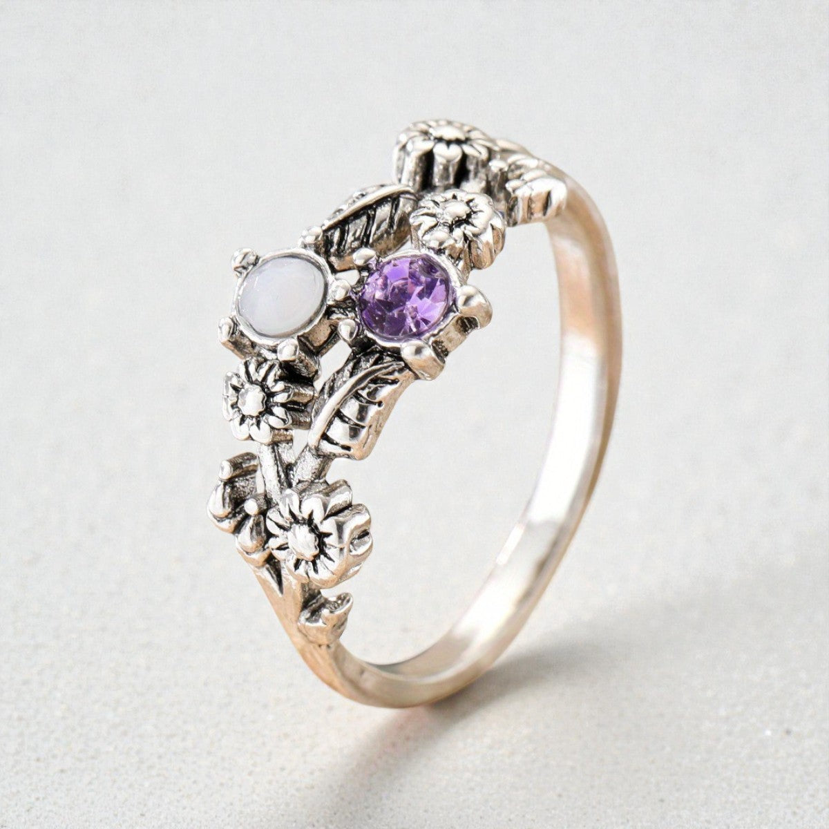 Anel Flor Sublime com Zircónia