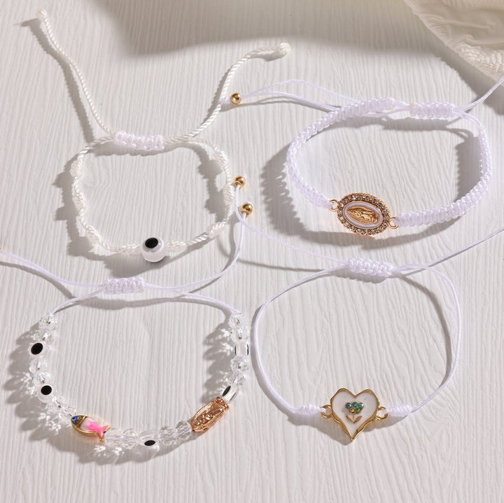 Conjunto de 4 Pulseiras Nossa Senhora