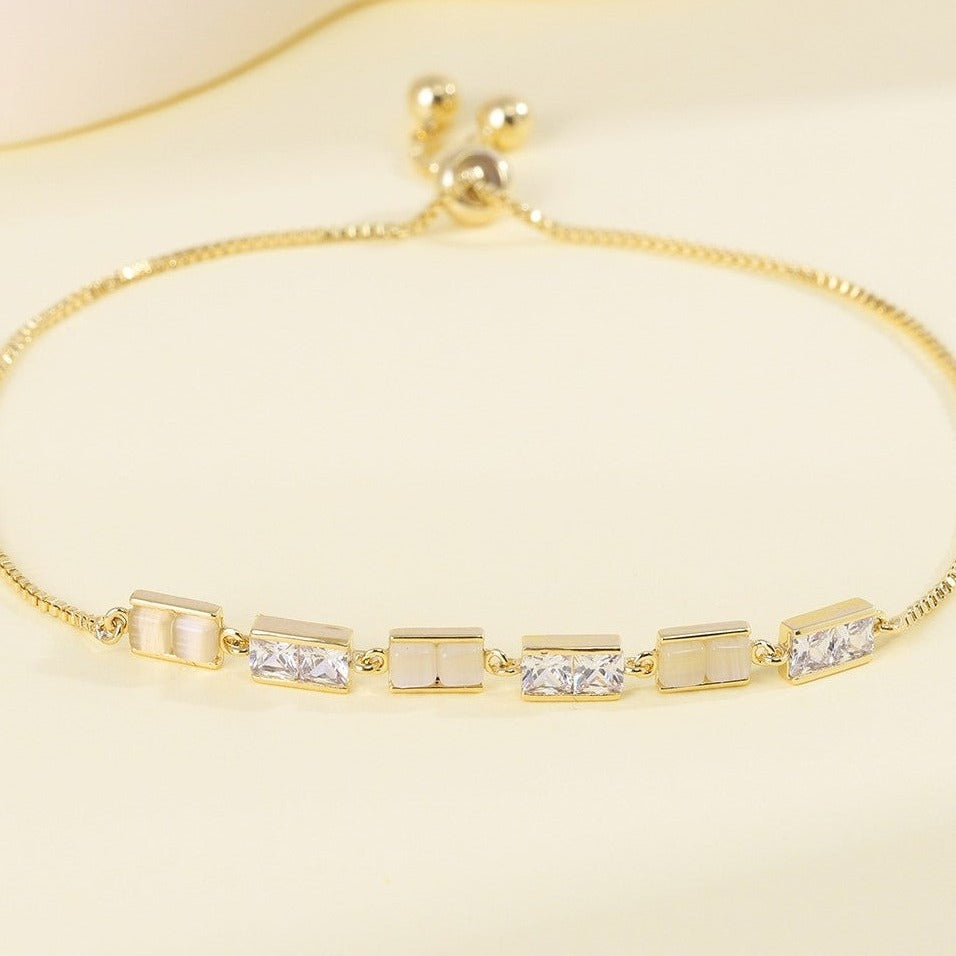 Pulseira Minimalista com Zircão