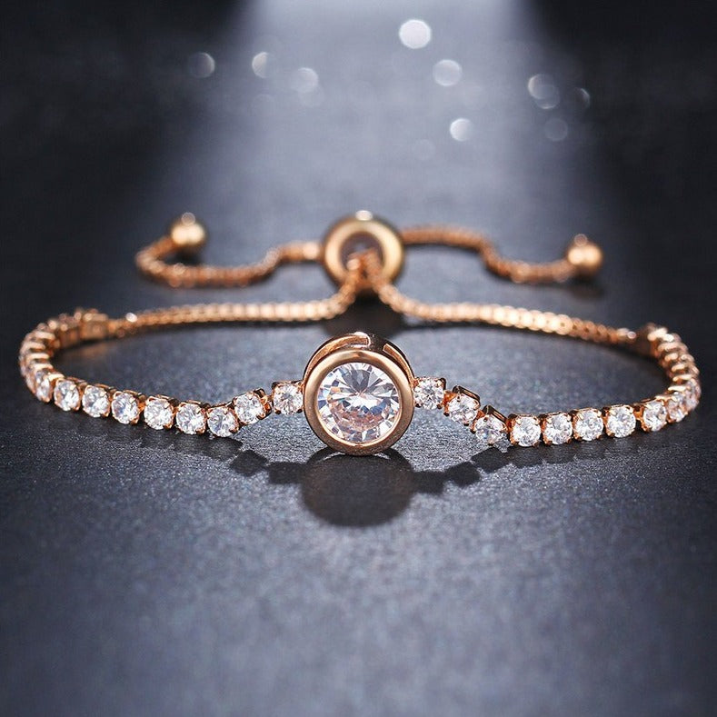 Pulseira com Zircônia Cúbica