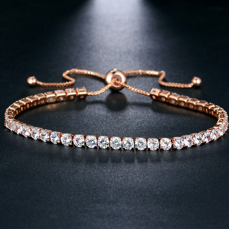 Pulseira com Zircônia Cúbica