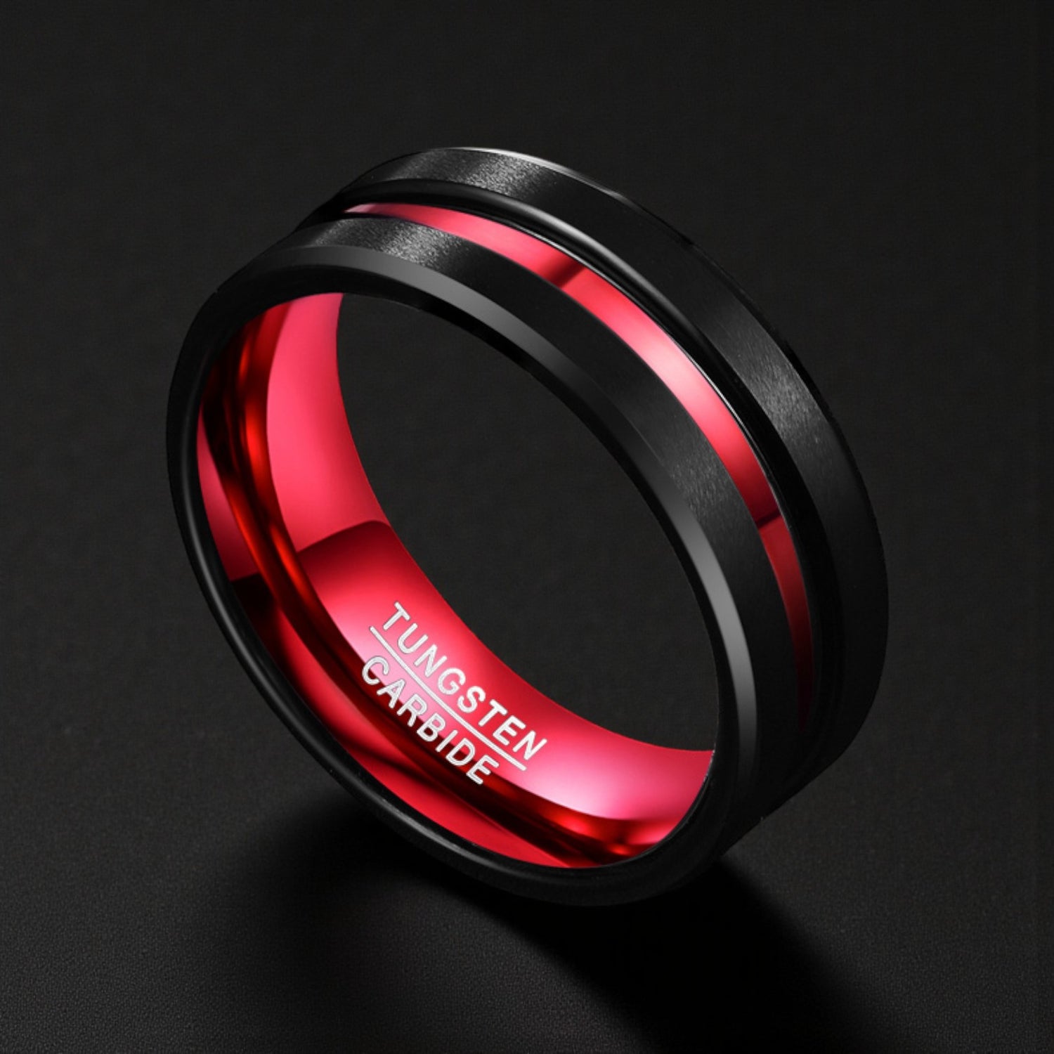Anel em Aço de Tungsténio