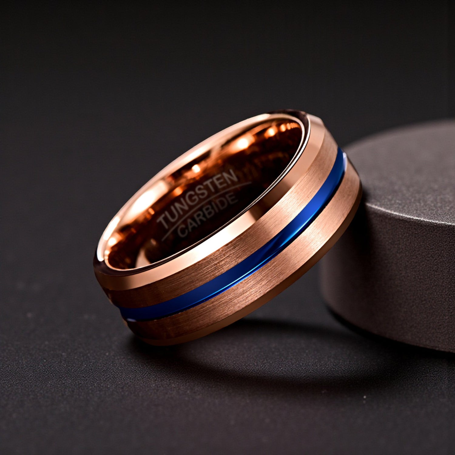 Anel em Aço de Tungsténio