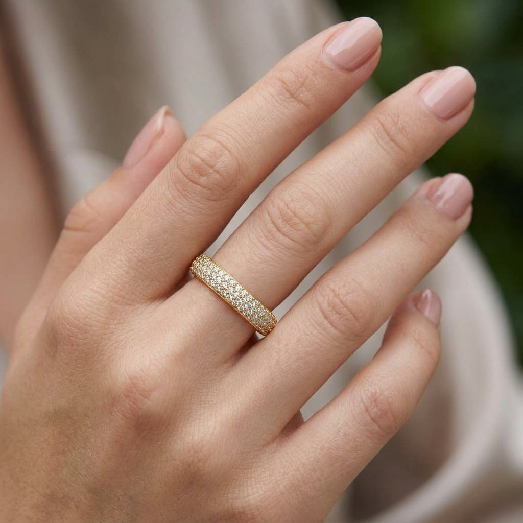 Anillo de Plata de Ley 925 con Circonita