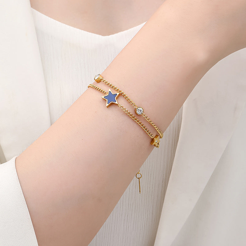 Pulseira Star em Aço Inoxidável