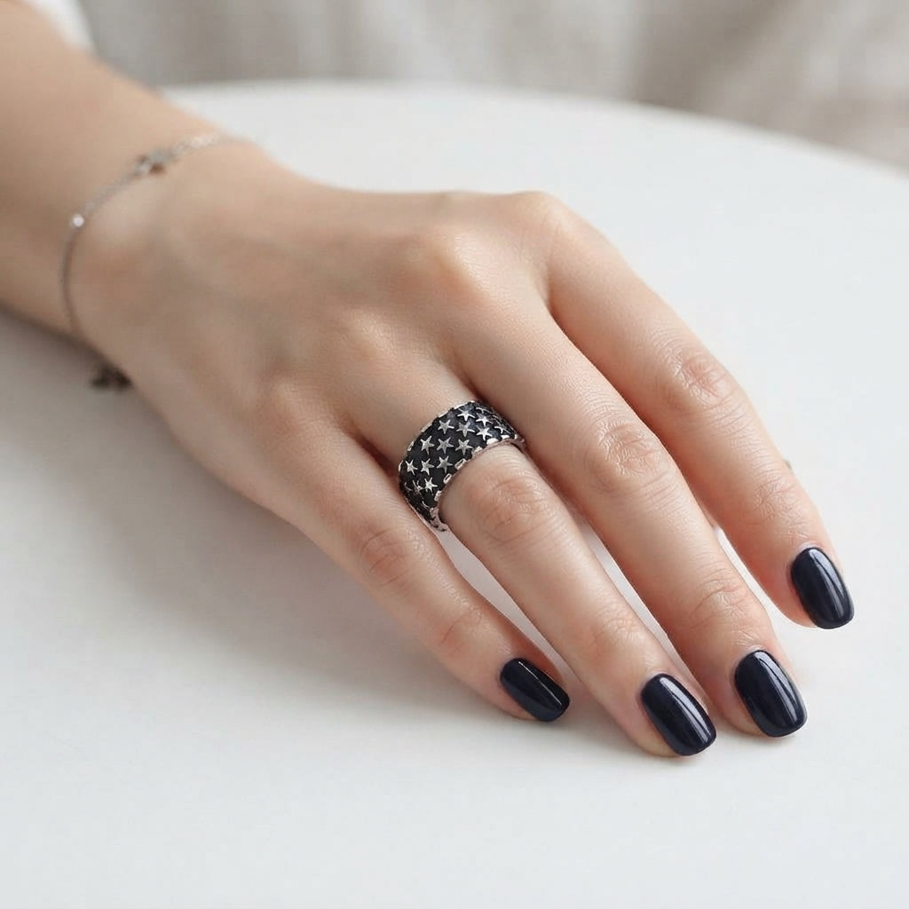Stars Stainless Steel Ring