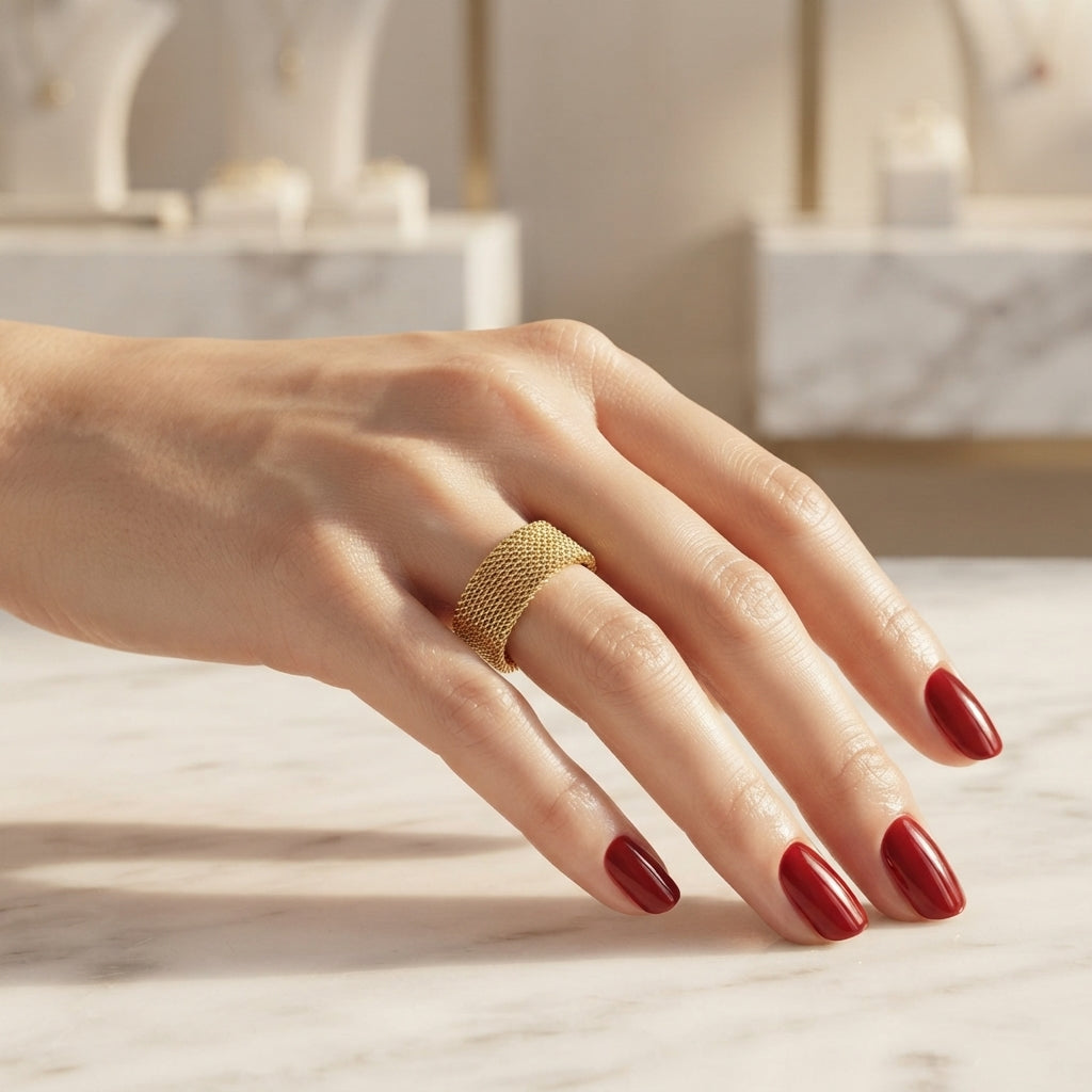 Stainless Steel Mesh Ring