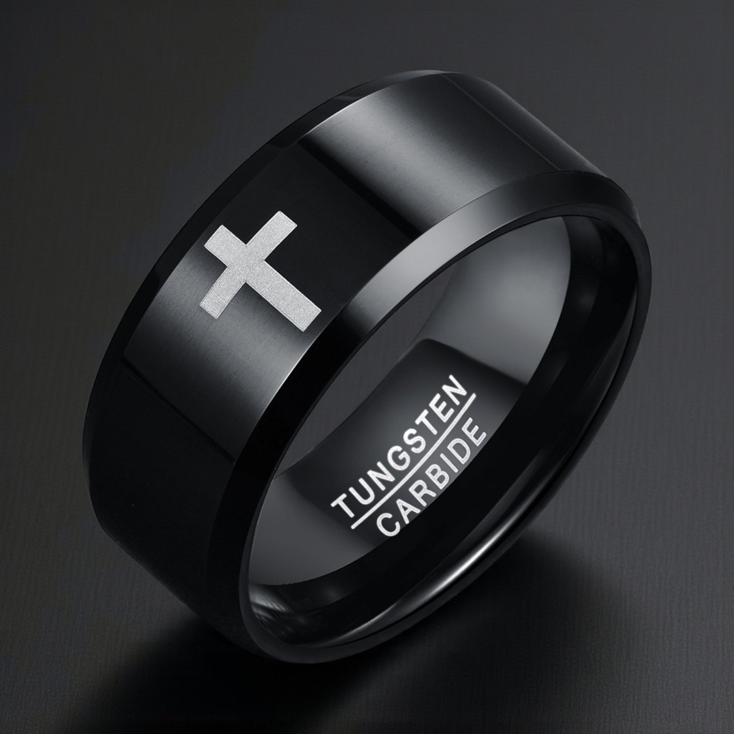 Anel em Aço de Tungsténio