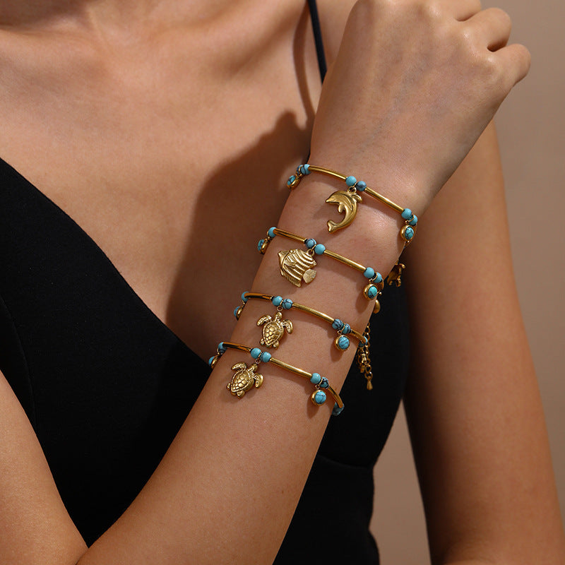 Pulseira Ocean em Aço Inoxidável