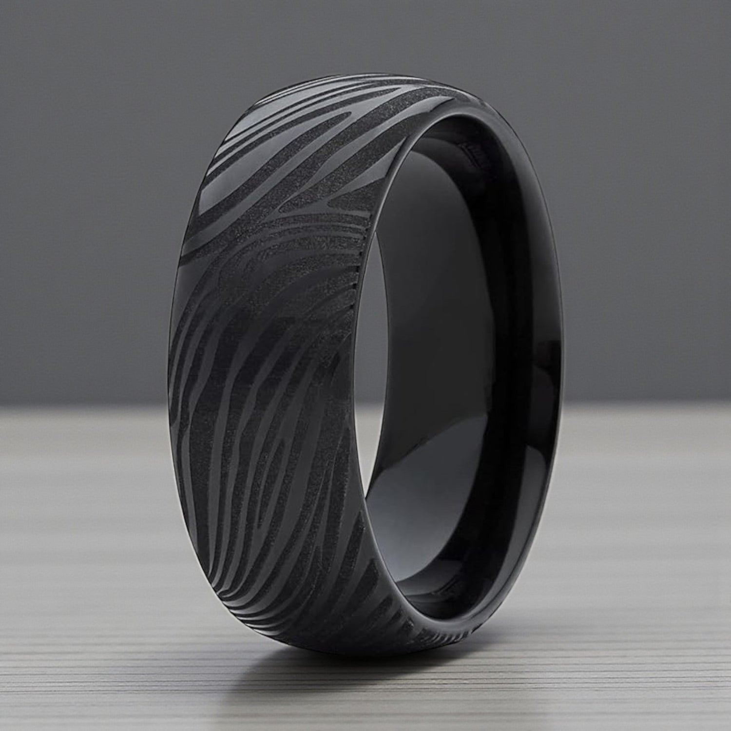 Anel em Aço de Tungsténio