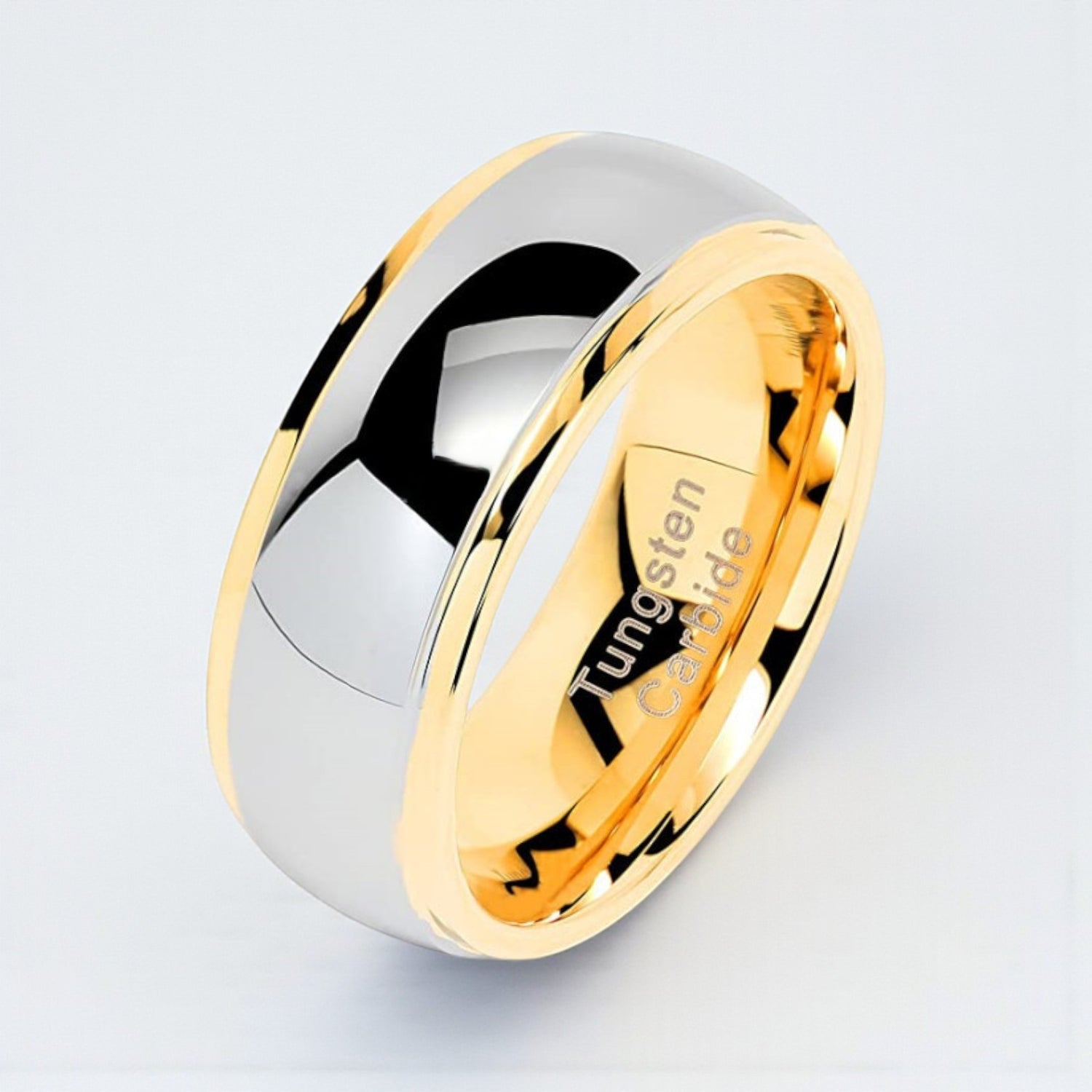 Anel em Aço de Tungsténio