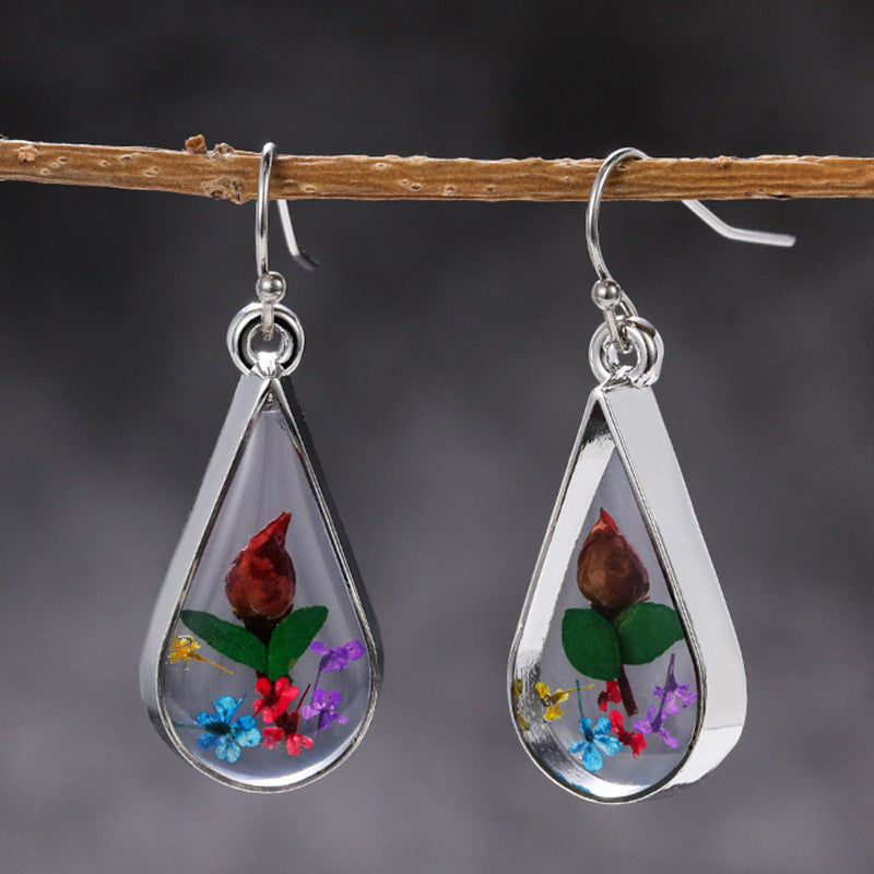 Flower Drop Earrings
